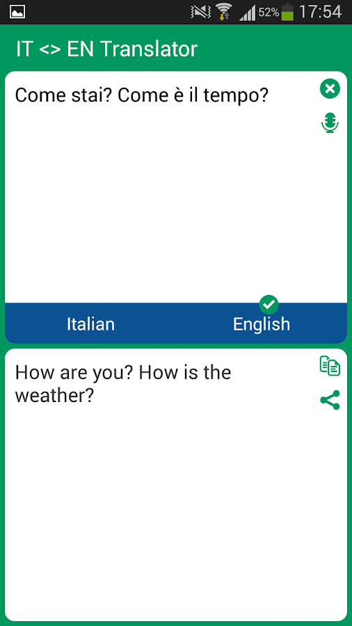 Italian English Translator Android Apps on Google Play