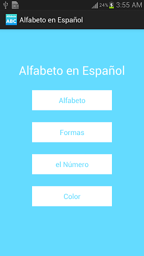 Alfabeto en Español Android