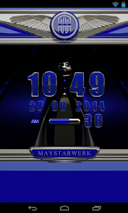 Free Download Digi Clock Widget Blue Star APK for Android