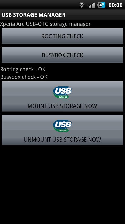 USBOTG STORAGE MANAGER for ARC Screen 3