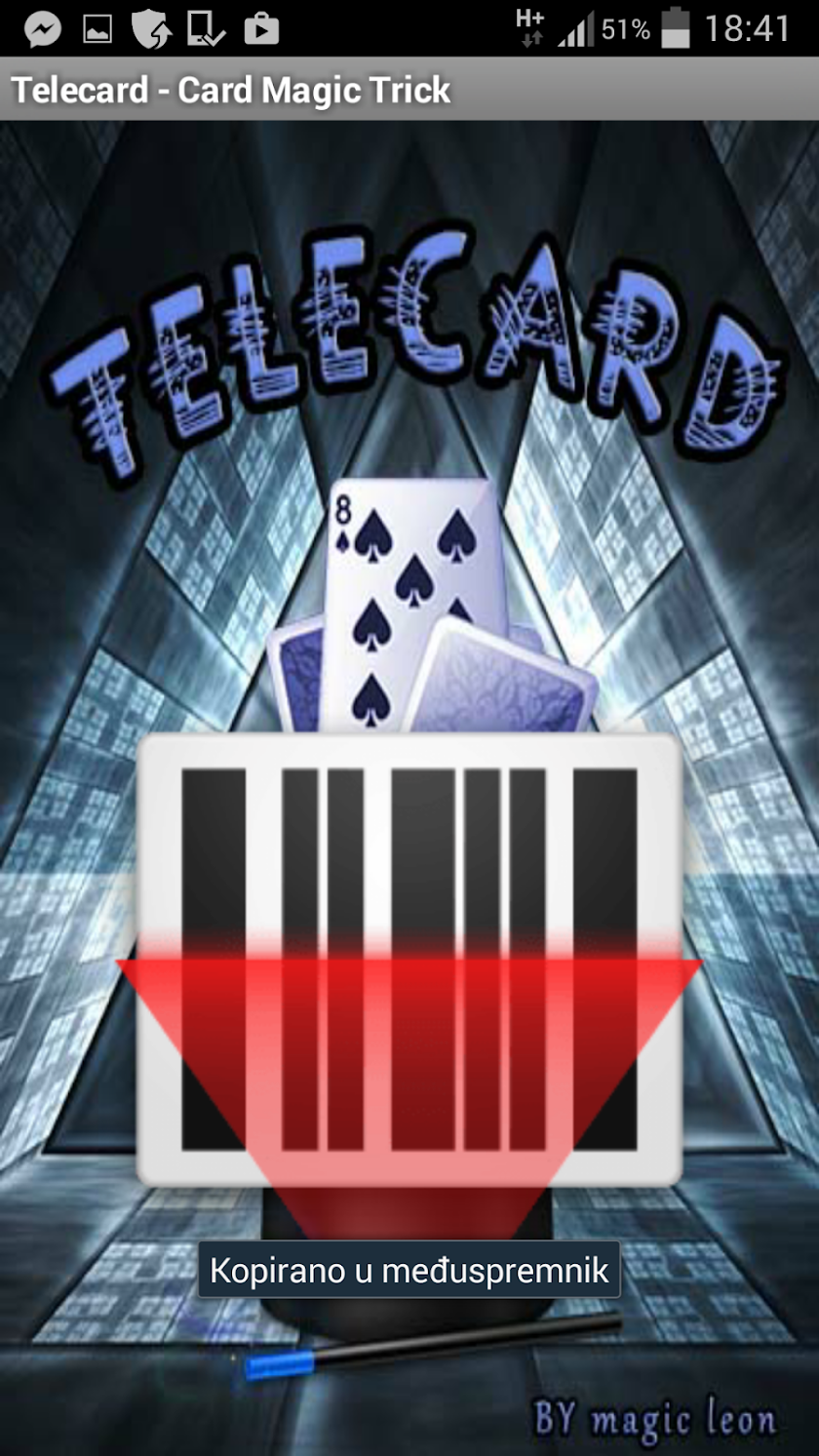Telecard - Magic Trick Screen 2