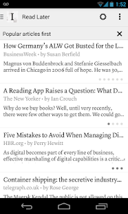 Instapaper - screenshot thumbnail