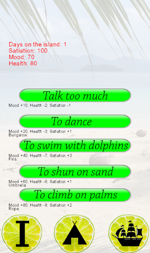 【免費模擬App】Desert island (text game)-APP點子