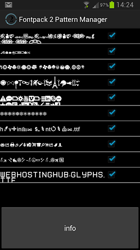 Font Pack 2 Pattern Manager