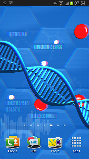 【免費個人化App】Super DNA Live Wallpaper-APP點子