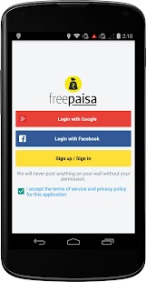 Free Mobile Recharge FreePaisa - screenshot thumbnail
