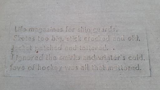 Sidewalk Poetry - Hockey Love