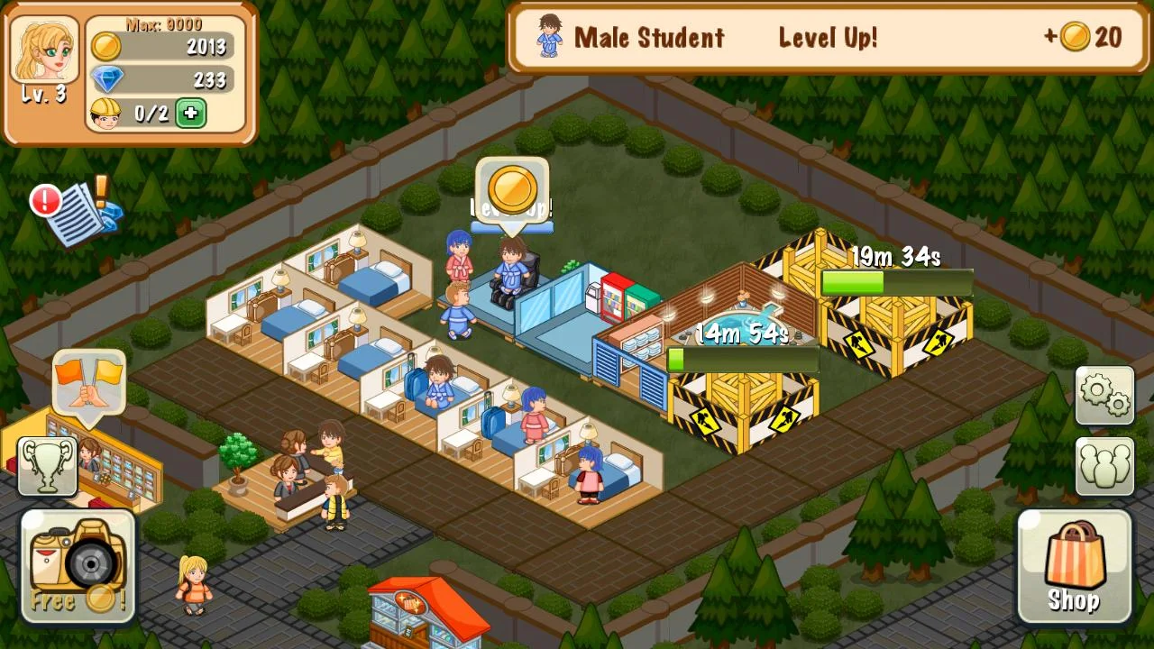  Hotel Story: Resort Simulation- หน้าจอ 