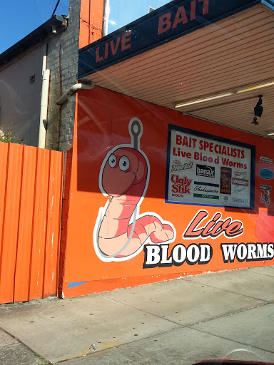 Live Blood Worms Mural 