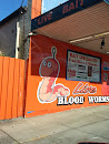 Live Blood Worms Mural 
