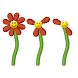 Lily Flower battery widget