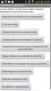 Lastest Calculadora estadistica APK for Android