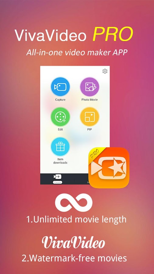 VivaVideo Pro: Video Editor - screenshot