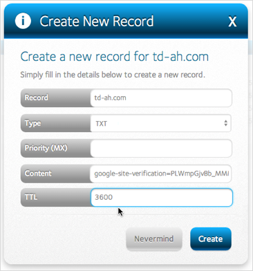 Afrihost Verify Your Domain Google Workspace Admin Help
