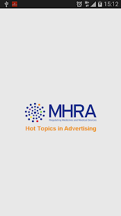 MHRA Hot Topics Event App 2015 Screenshots 0
