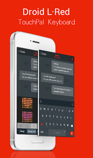 TouchPal Droid L Red Theme