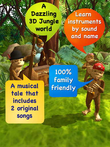 Gorilla Band 3D story book