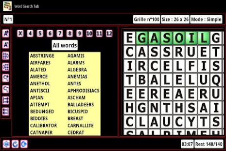 Lastest Word Search Tab 1 EN APK