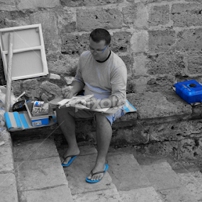 Blue Art by Bernardo Carmo - People Street & Candids