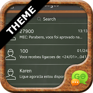 Chalkboard GO SMS Pro Theme 1.01