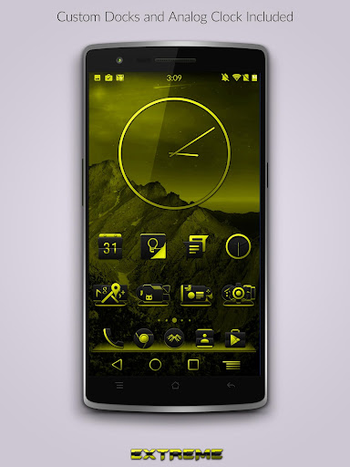 JB Extreme Launch Theme Yellow