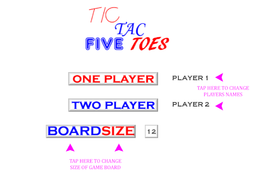 【免費策略App】Tic Tac Five Toes-APP點子