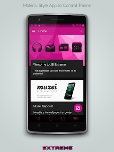 Free JB Extreme Launcher Theme Pink APK for Android