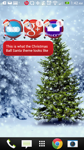 Christmas Ball Santa -FN Theme