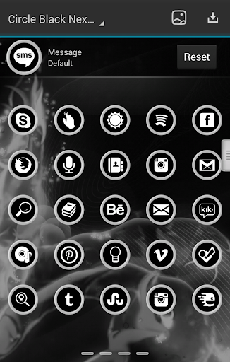 【免費個人化App】Тема Circle Black для Next-APP點子