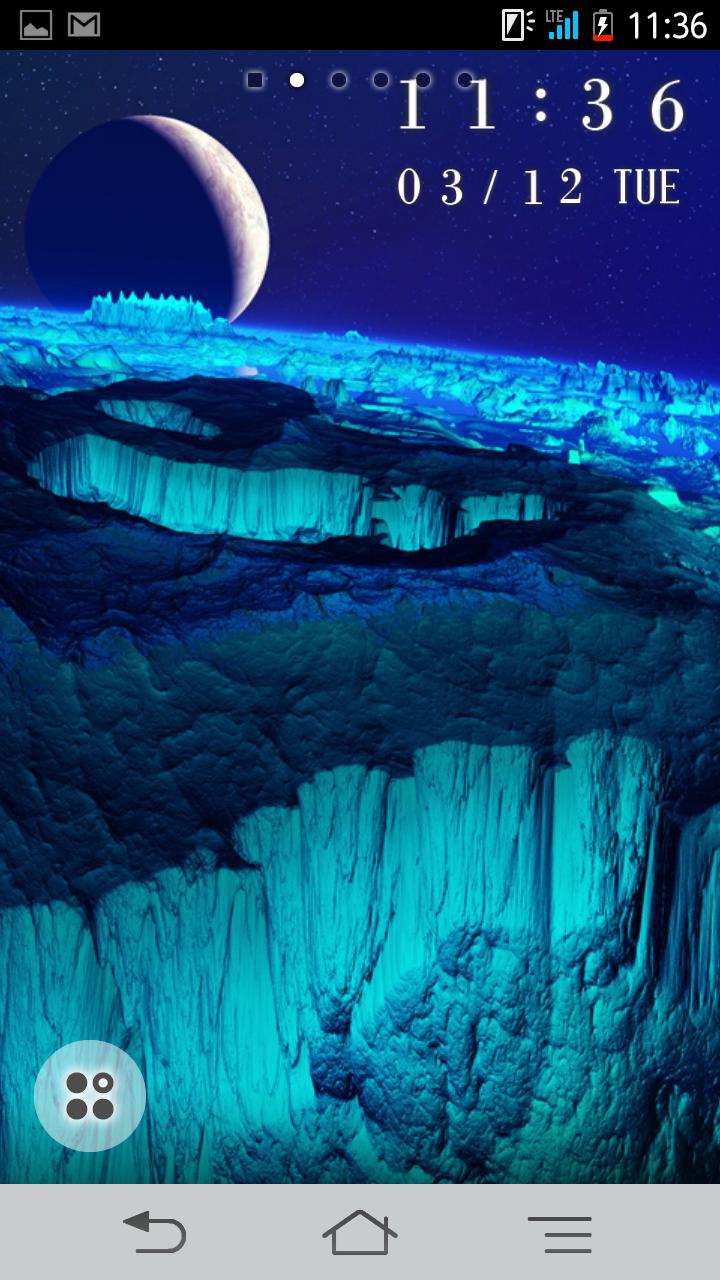 Space &amp; Planets Live Wallpaper Screen 3