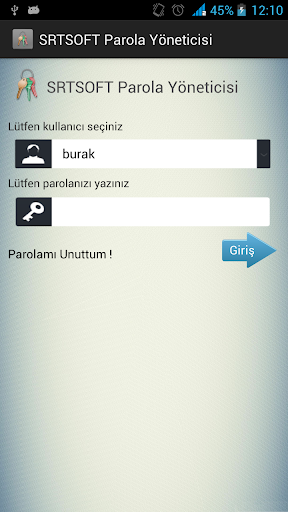 SRTSOFT Parola Yöneticisi