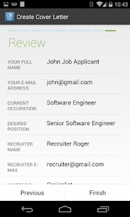 NIEFS Cover Letter Generator