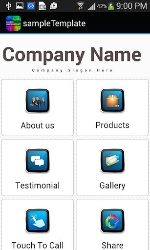 Sample Corporate App