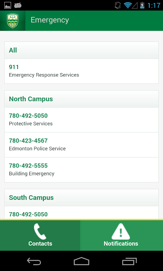 My UAlberta Android Apps on Google Play