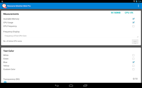 Resource Monitor Mini Pro - screenshot thumbnail