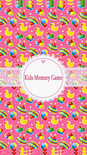 Kids memory game