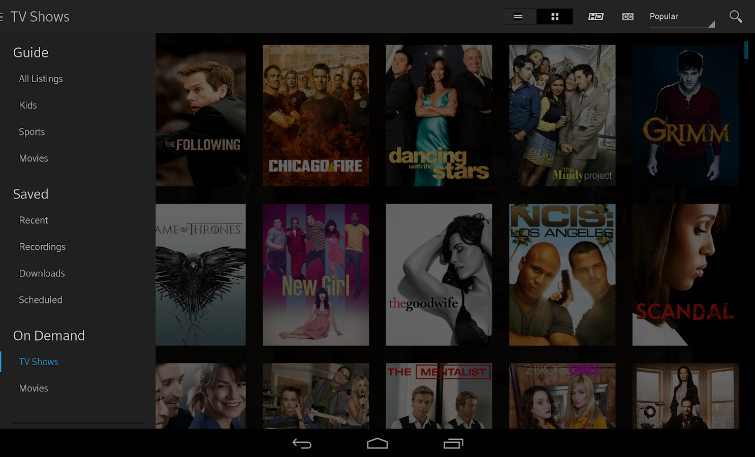 XFINITY TV Android Apps on Google Play