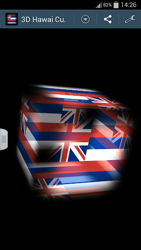 3D Hawaii Cube Flag LWP