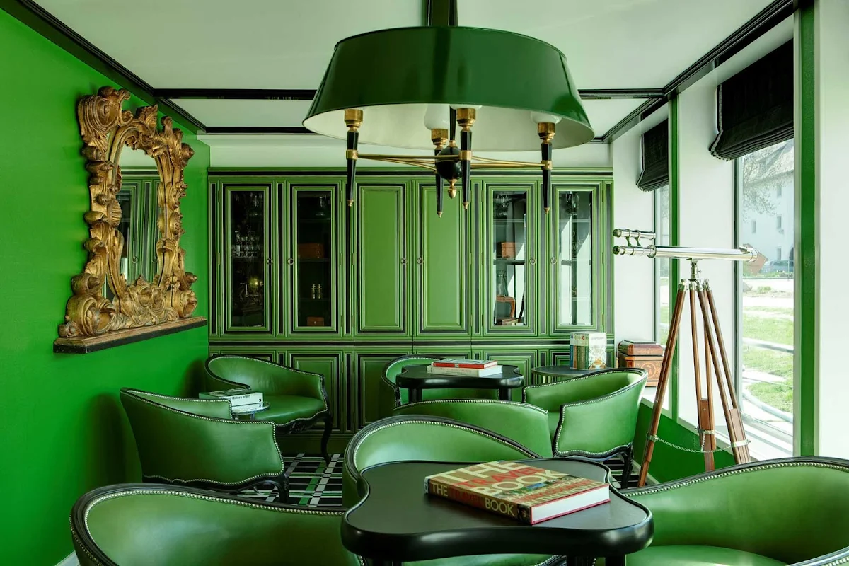 Uniworld-River-Princess-captains-lounge - The Captains Lounge aboard Uniworld's River Princess.