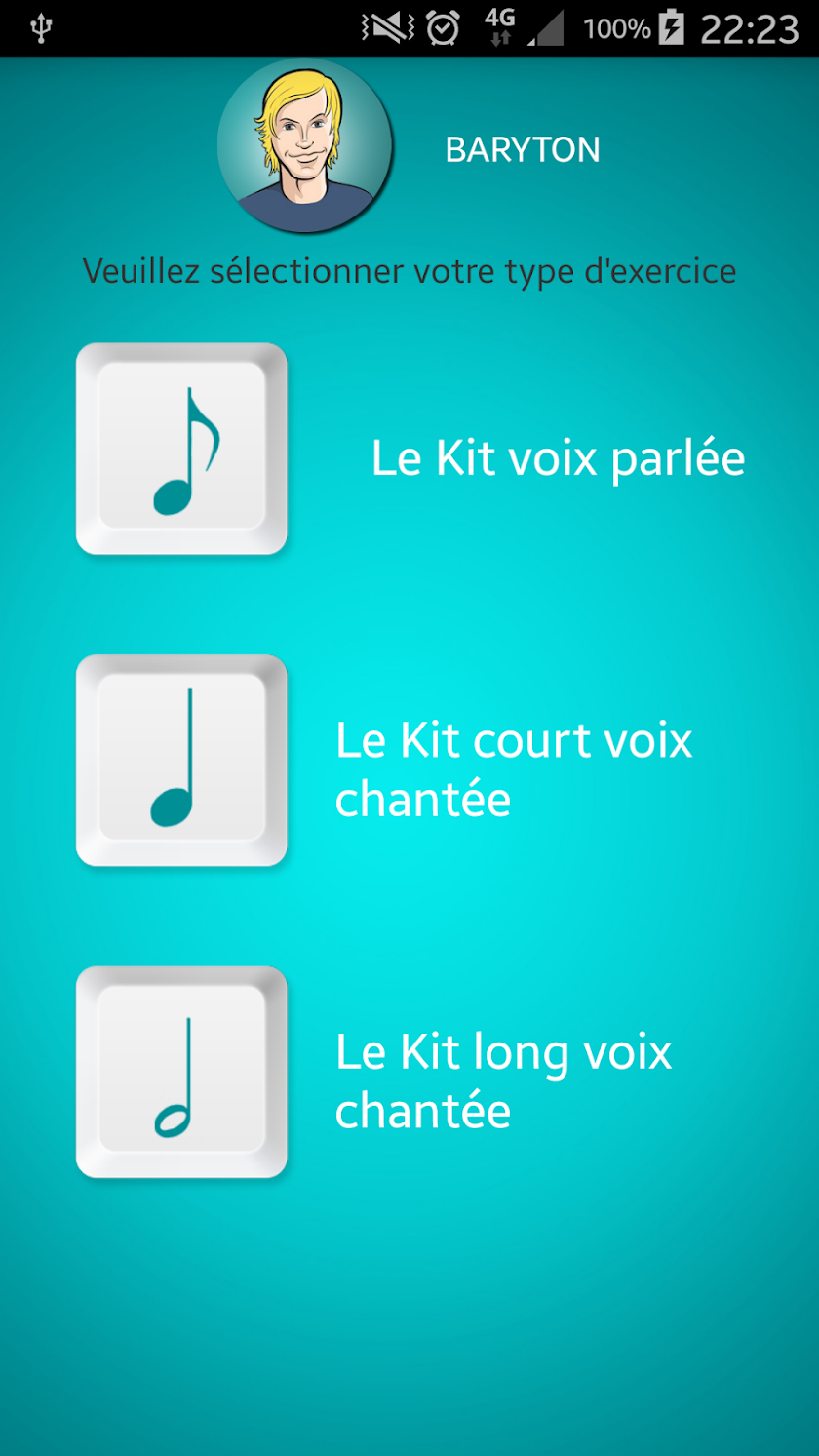 "Le kit" male voices Screen 2