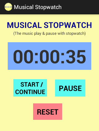 Musical Stopwatch