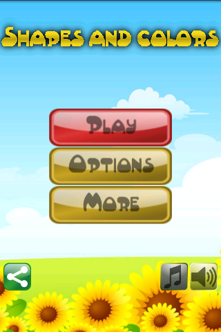 Android application Shapes and Colors screenshort