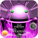 beautiful weather widget pink
