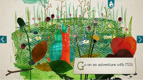 Android application Milli the small snail screenshort