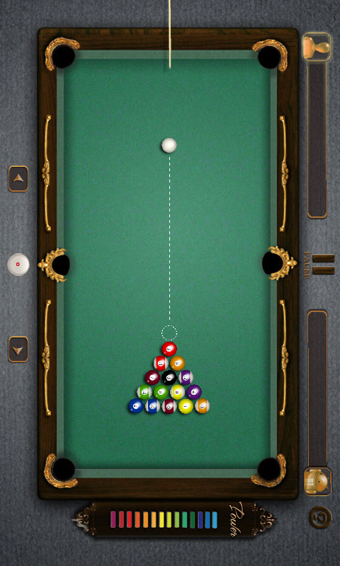 Android application Pool Billiards Pro screenshort