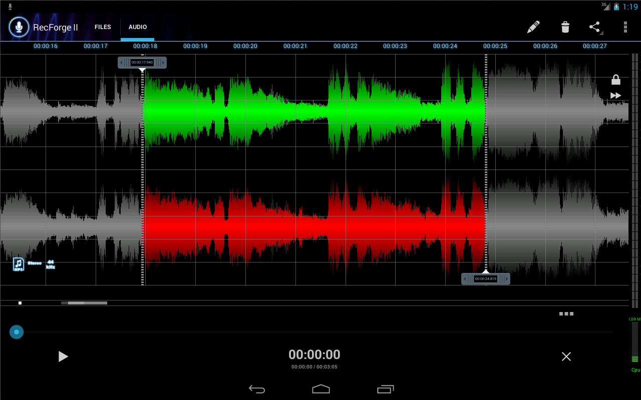 II Audio Recorder screenshot