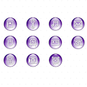 CUKI Theme Violet Ball Icons logo