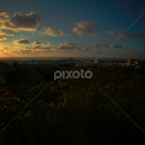 The formation of blue cloud by Che Abu Bakar Che Said - Landscapes Sunsets & Sunrises