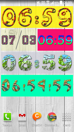 【免費工具App】Yaclock digital clock Widget-APP點子