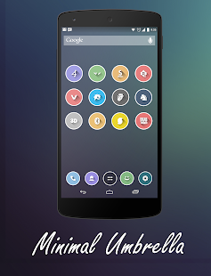 Minimal Umbrella - Icon Pack - screenshot thumbnail